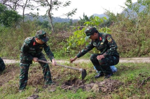 Công trình thanh niên của Huyện đội năm 2024